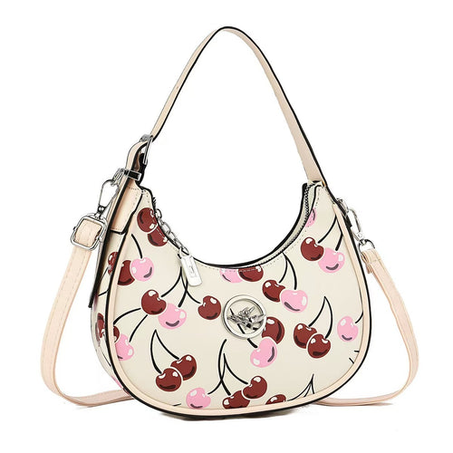 Fashion Height Textured Handbag Printed All-matching Crossbody