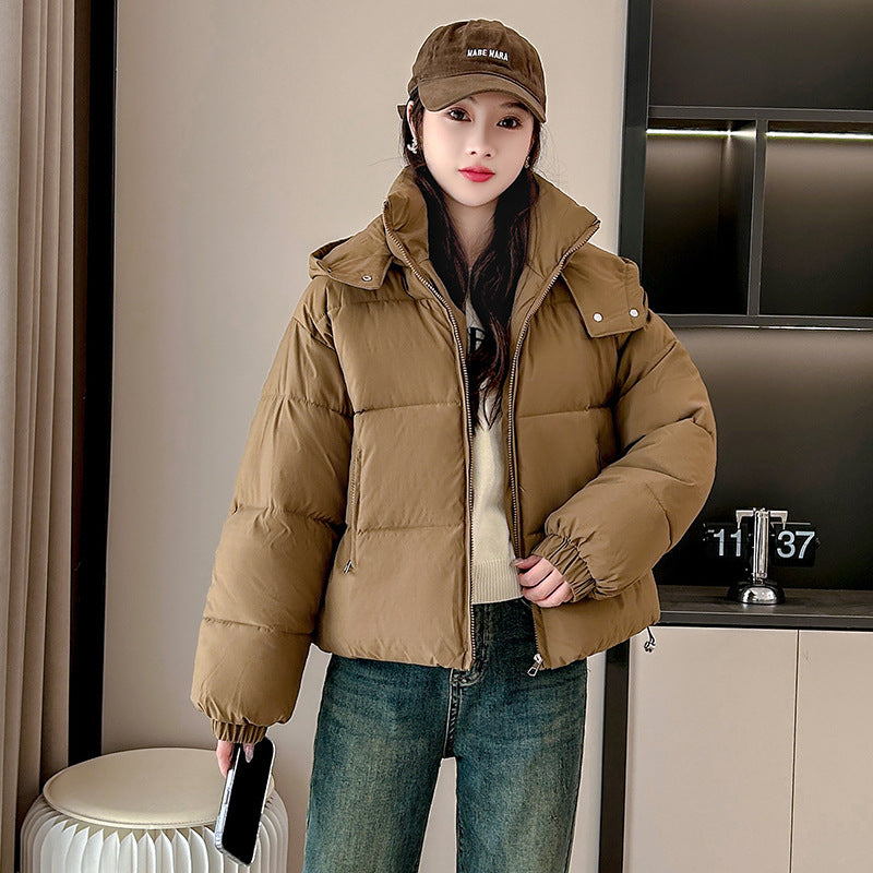 Winter Hooded Slim-fitting Cotton-padded Jacket Fashionable Stylish