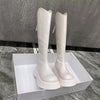 Womens Stylish Chunky-soled Slimming Over-the-knee Boots