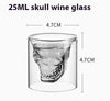Creative Double-Layer Skull Net Red Glass Whiskey Glass For Home Bar Club Whiskey Wine Vodka And Beer Wine Glass