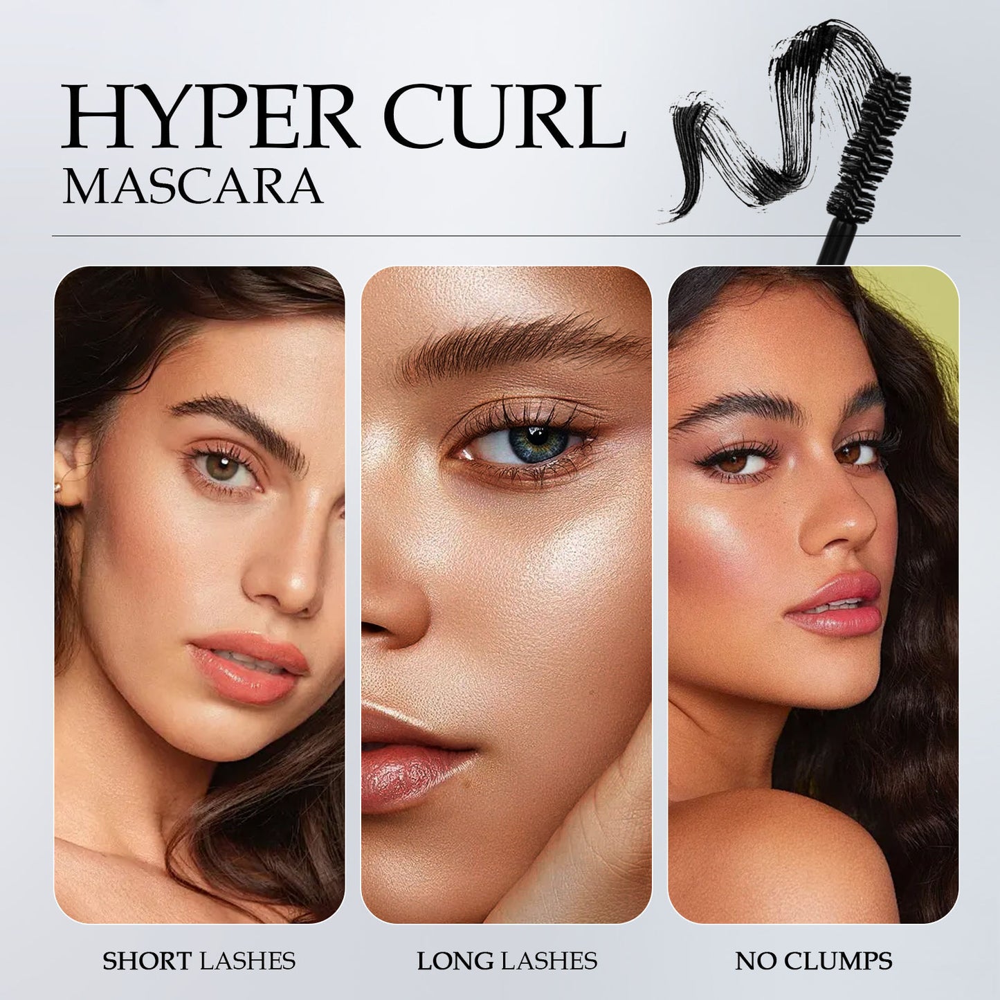 2pcs Las Chicas 12-hour Long-lasting Waterproof 10ml Ultra Volumizing Lengthening Clump-free Oil-proof Black Mascara