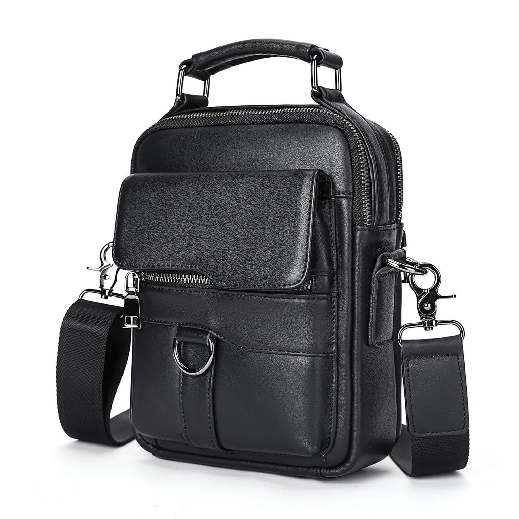 Leather Business Commuter Slung Handbag