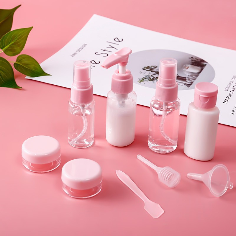 9pcs Set Travel Mini Cosmetic Set