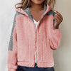 Faux Lamb Plush Thickened Fleece Thermal Hoodie Women