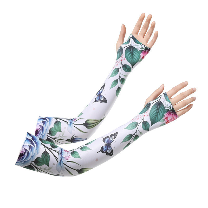 Gardening Sun Protection Oversleeve Women's Sun Protection Cool Feeling Ice Sleeve