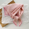 Cotton And Linen Small Square Towel Silk Scarf Female Korean Style Artistic