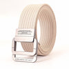 Alloy Double Ring Buckle Woven Nylon Tactical Sports Outdoor Waist Belt