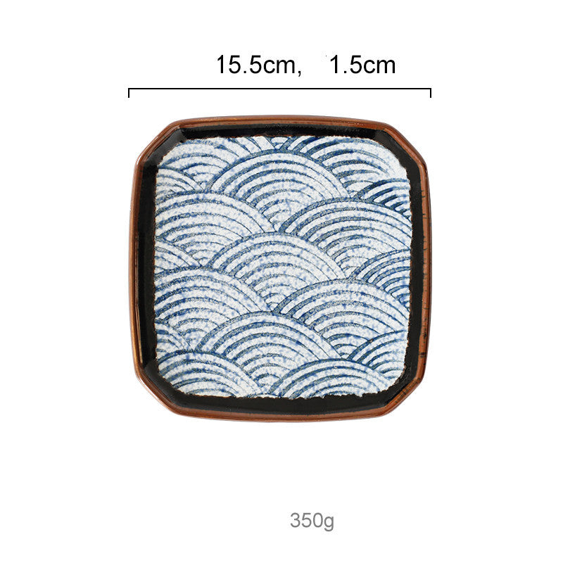 Japanese Style Ceramic Hefeng Seasoning Pot Set Restaurant Household