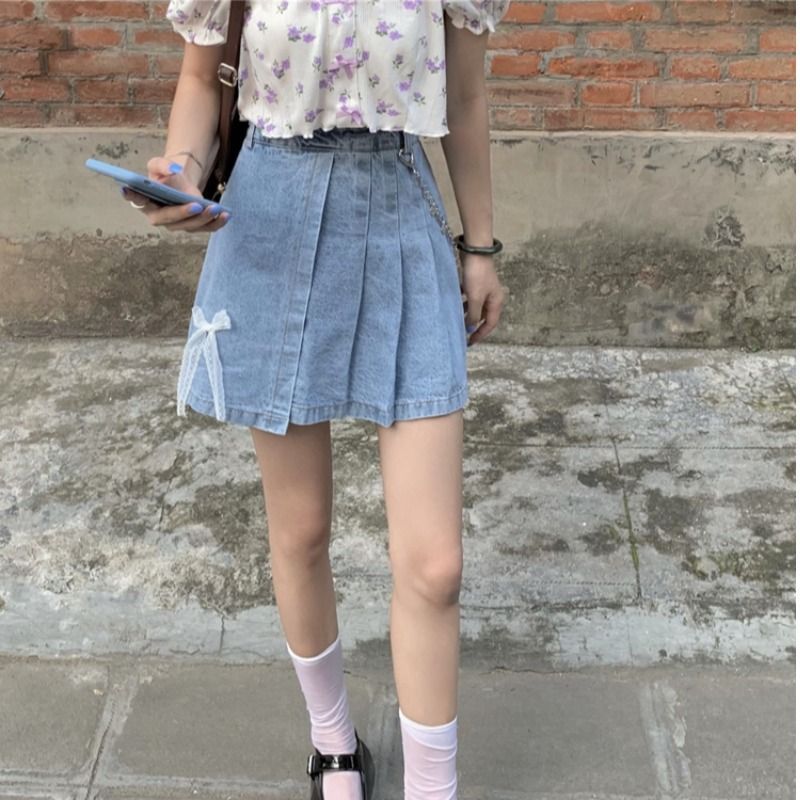 A-line Pleated High-waisted Skirt New Style