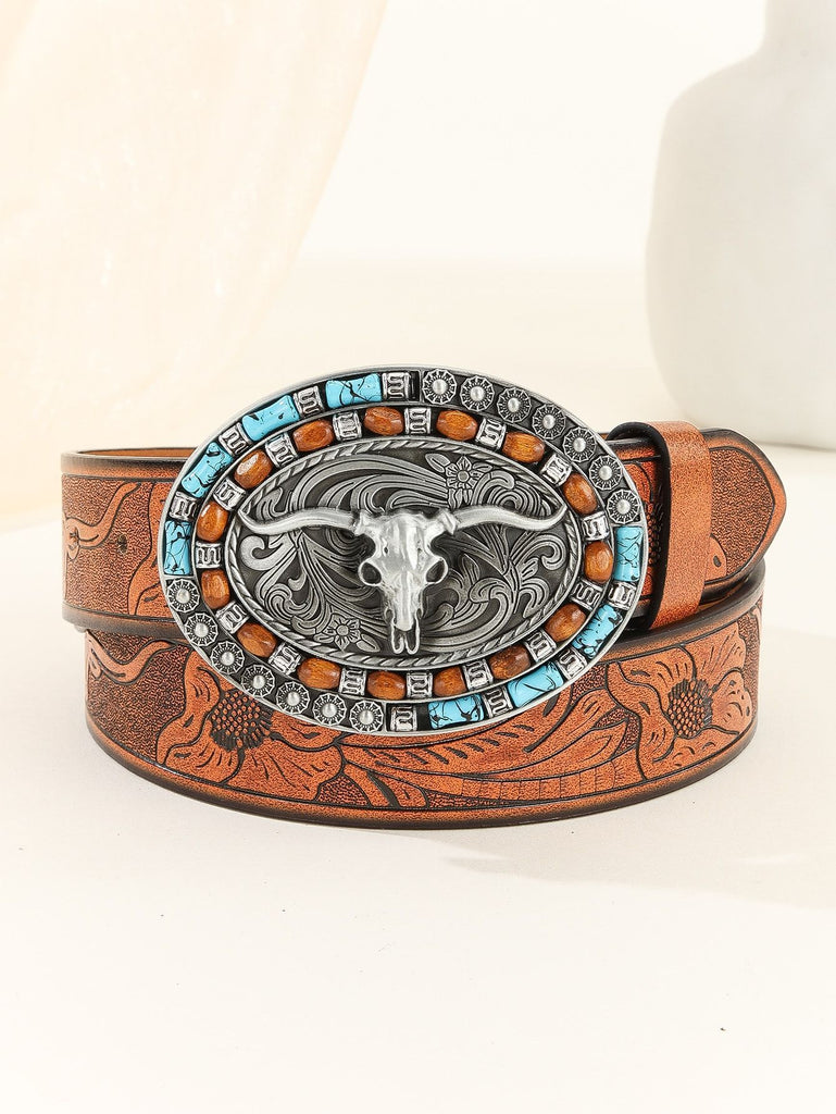 Western Denim Vintage Belt Belt European And American