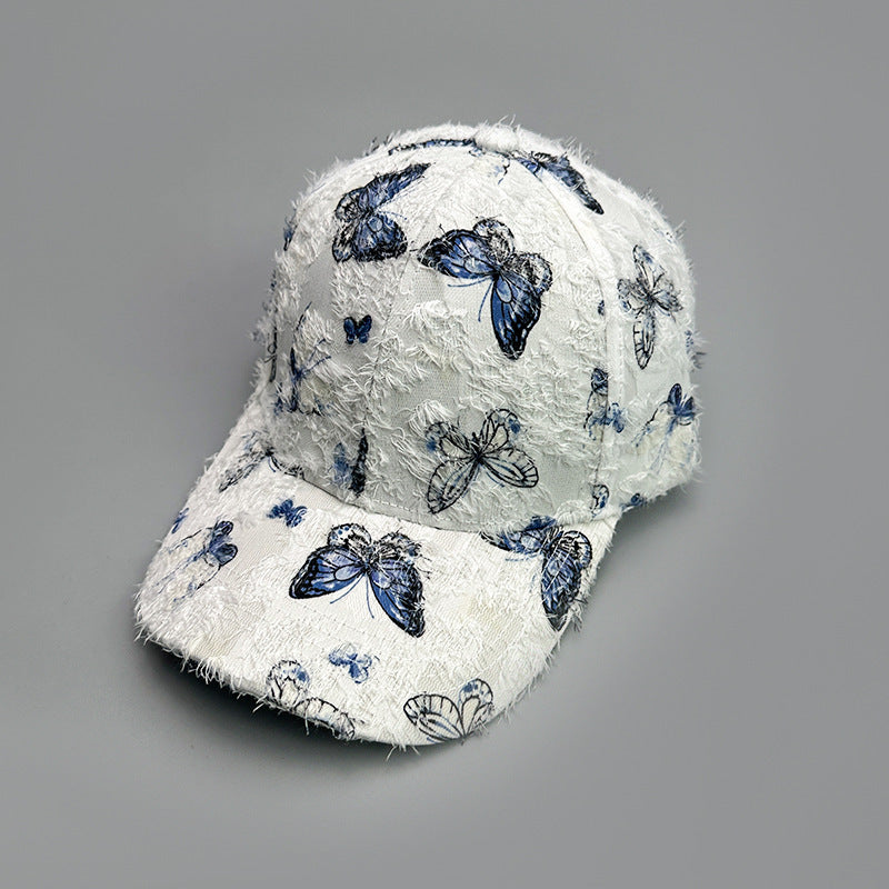 Printed Antique Baseball Cap For Women