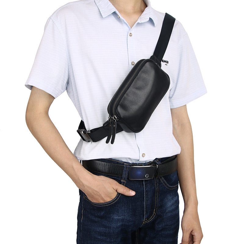 Mini Fashion New Men's Small Leather Crossbody Bag