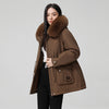 Hooded Padded Cotton Coat Women