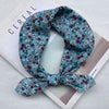 Cotton And Linen Small Square Towel Silk Scarf Female Korean Style Artistic