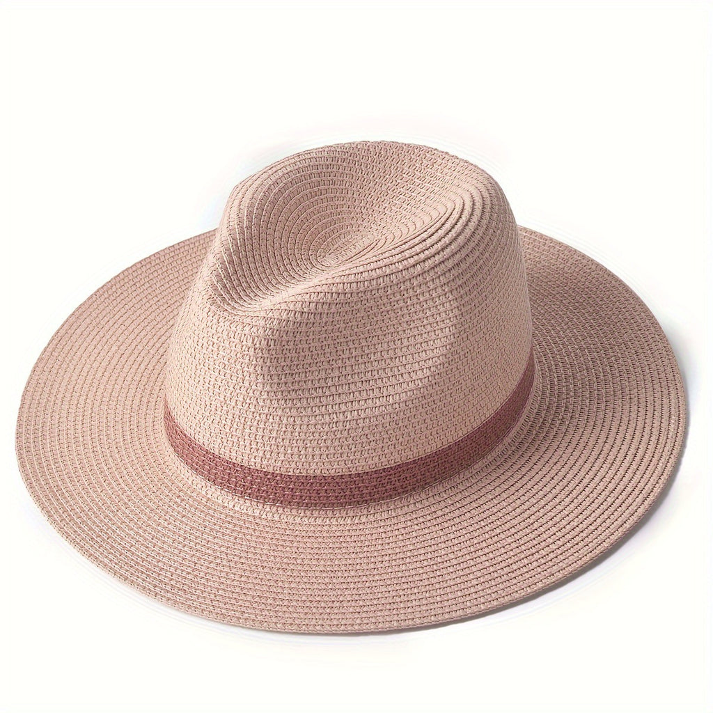 Hot Selling Panama Hat Summer Men's And Women's Vacation Beach Straw Hat