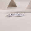 Embrace Yourself - A Wedding Ring Set With Top-quality Moissanite S925 Silver And Platinum-plated Diamond Can Be Tested With A Diamond Pen