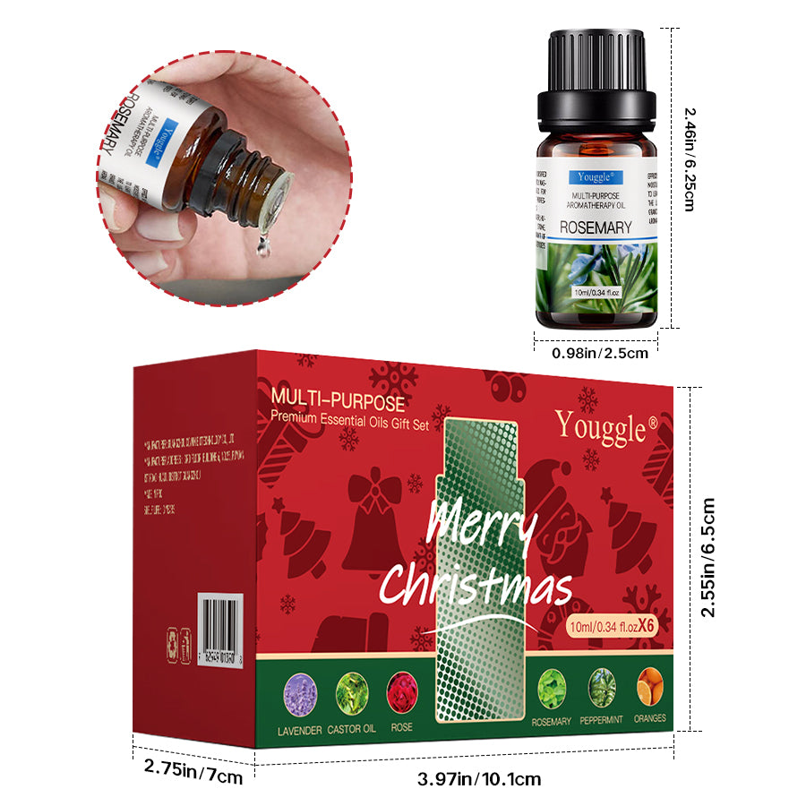 Custom Humidifier Essential Oil High Quality Natural Plant Scented Oil Lavender 6pcs Perfume Oil Kit Set