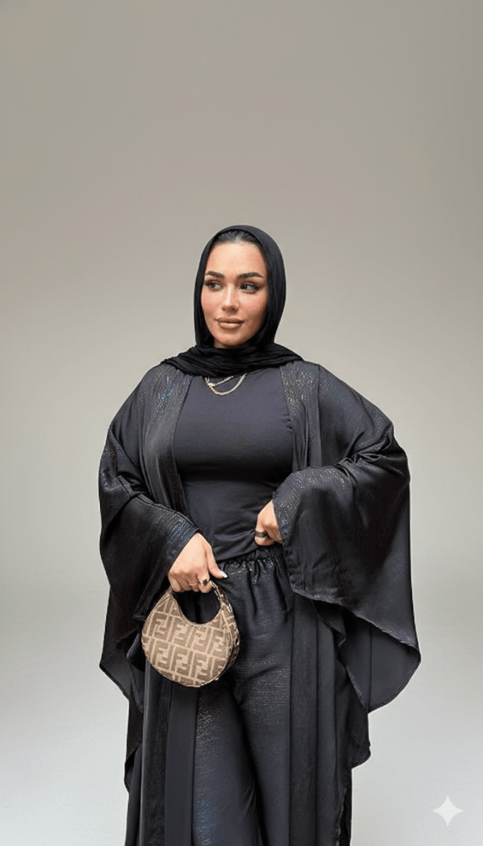 عباية انيقة روزالين بلمسة شِمر وتصميم جذاب - Eshtree