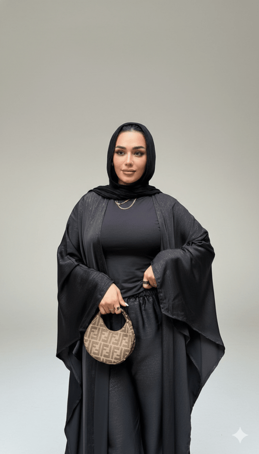 عباية انيقة روزالين بلمسة شِمر وتصميم جذاب - Eshtree