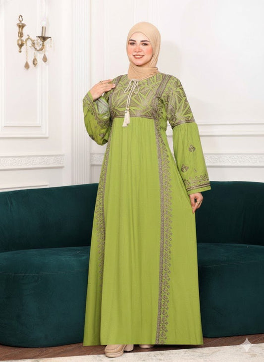 عباية استقبال بلون هادئ وتصميم مريح للاستخدام اليومي - Eshtree