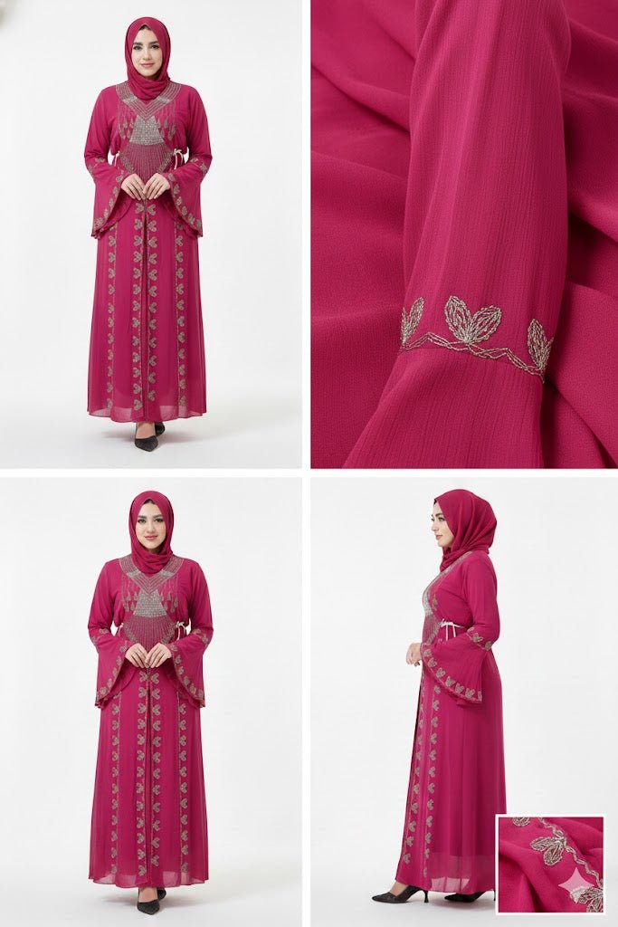 عباية استقبال بتطريز كلاسيكي فاخر - Eshtree