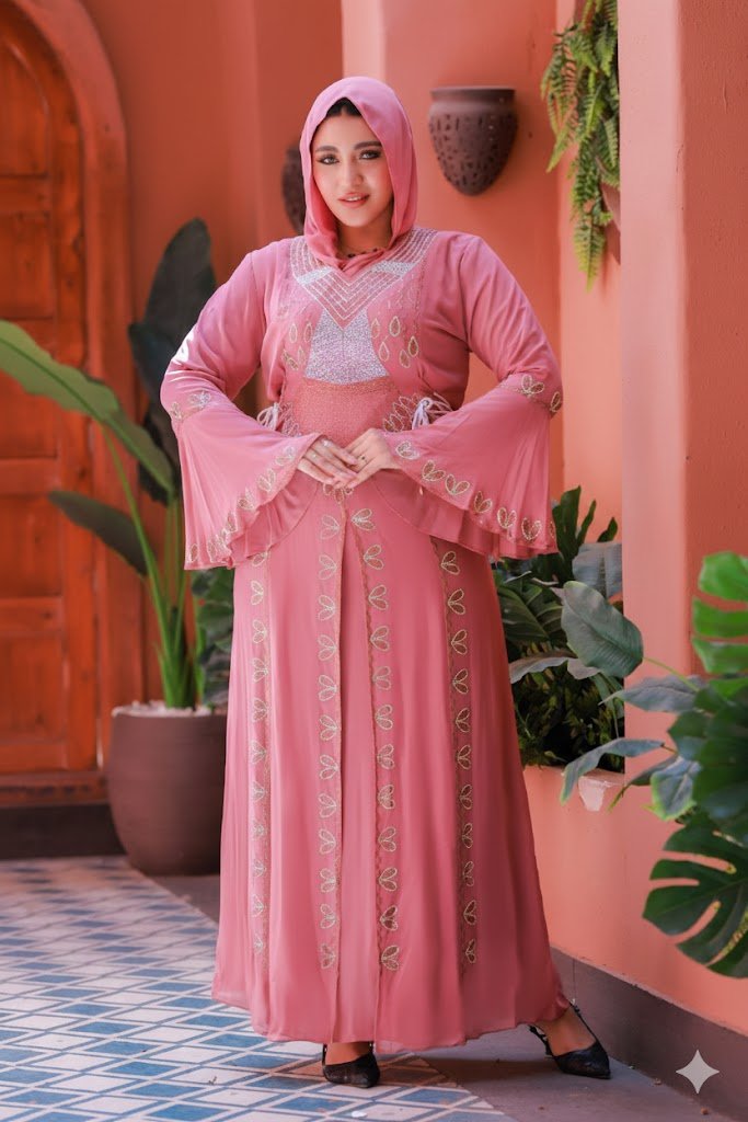 عباية استقبال بتطريز كلاسيكي فاخر - Eshtree