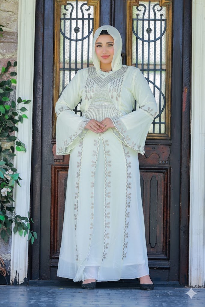 عباية استقبال بتطريز كلاسيكي فاخر - Eshtree