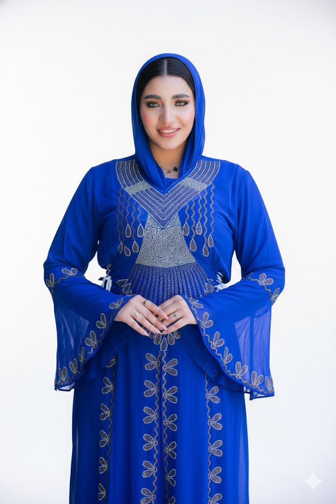 عباية استقبال بتطريز كلاسيكي فاخر - Eshtree