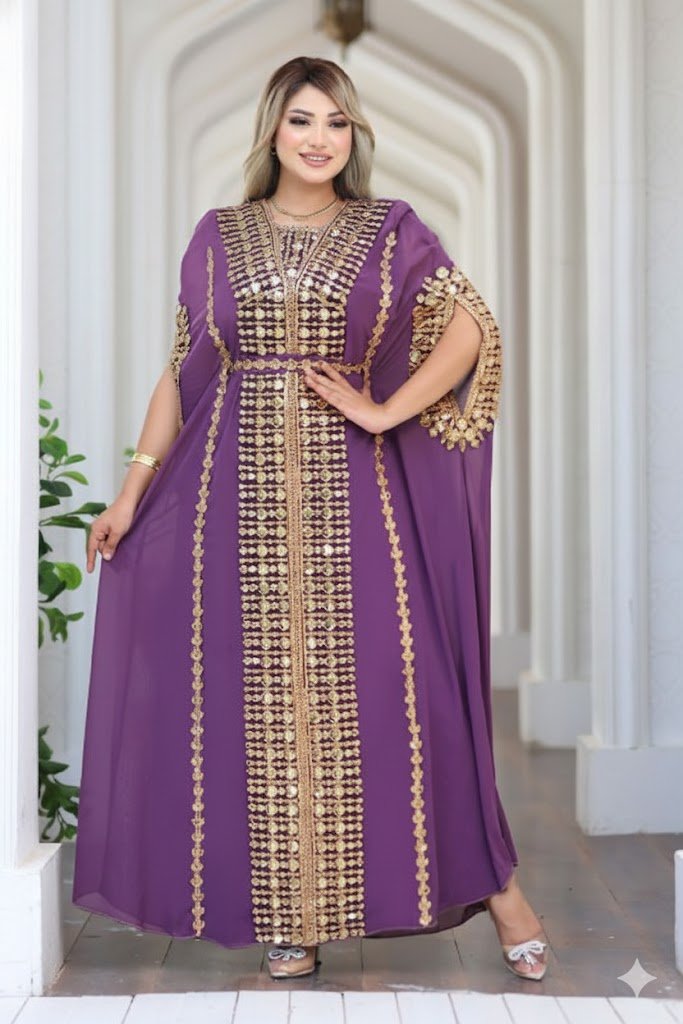 عباية استقبال راقية بتطريز فاخر للمناسبات - Eshtree