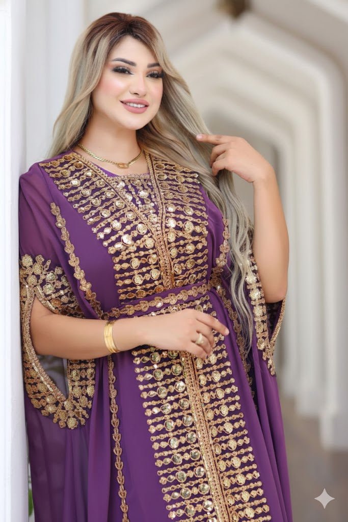 عباية استقبال راقية بتطريز فاخر للمناسبات - Eshtree