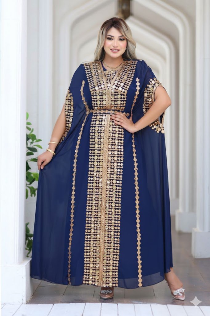 عباية استقبال راقية بتطريز فاخر للمناسبات - Eshtree