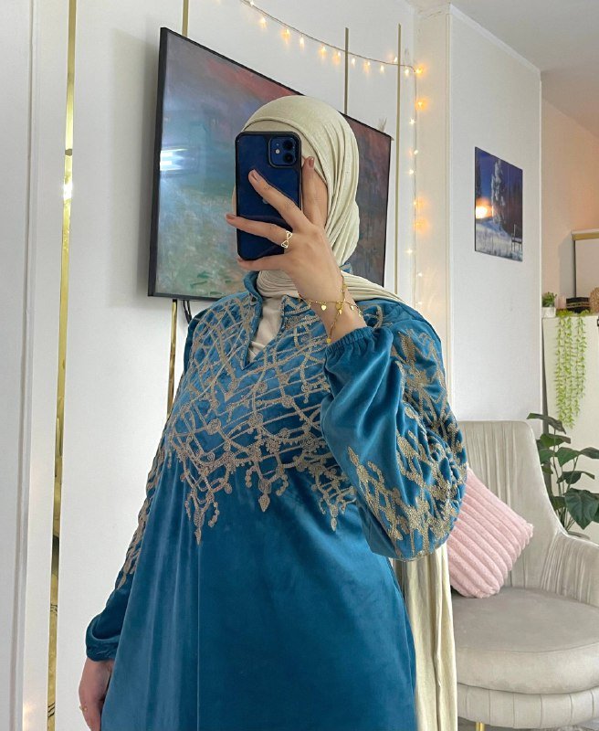 عباية بخامة القطيفة الهايدي المميزة عالية الجودة - Eshtree