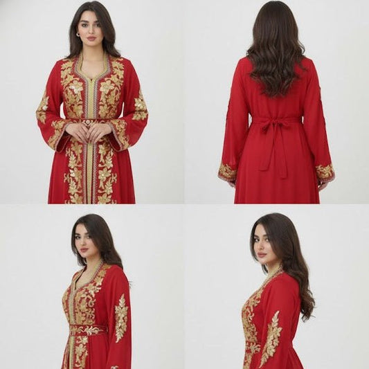 عباية بتطريز فاخرة للإستقبال - Eshtree