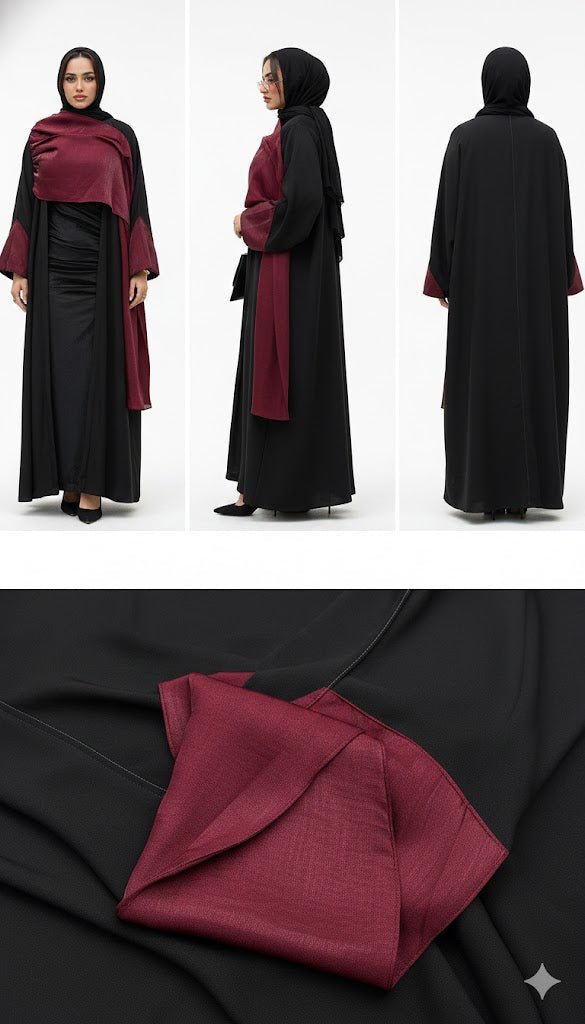 عباية روزالين بلمسة شِمر وتصميم أنيق - Eshtree