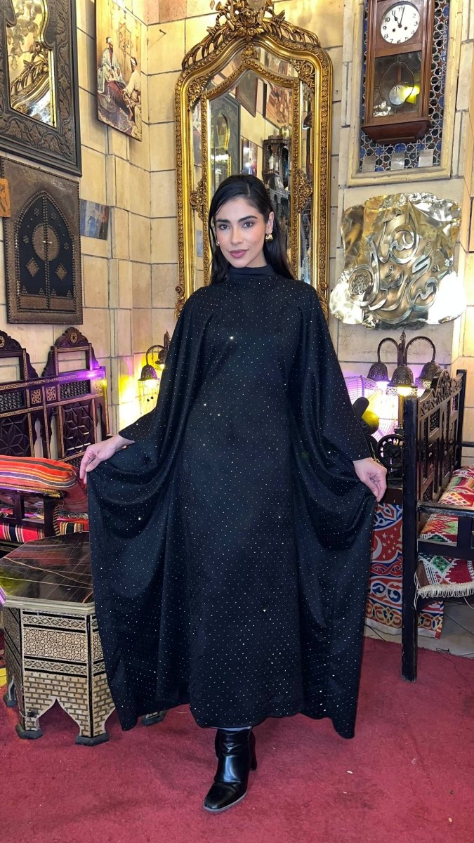 عباية سويدي للمناسبات بتصميم راقي وحزام أنيق - Eshtree