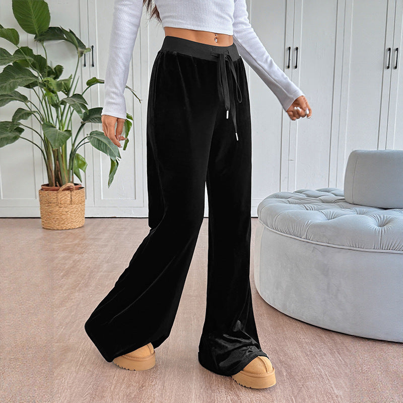 Autumn New Style Micro-pull Draped Pants Women