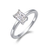 Composure - A Wedding Ring Set With Top-quality Moissanite S925 Silver And Platinum-plated Diamond Can Be Inspected With A Diamond Pen