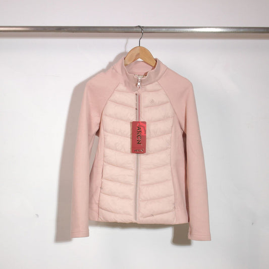 Plus Size Open Button Lightweight Down Coat