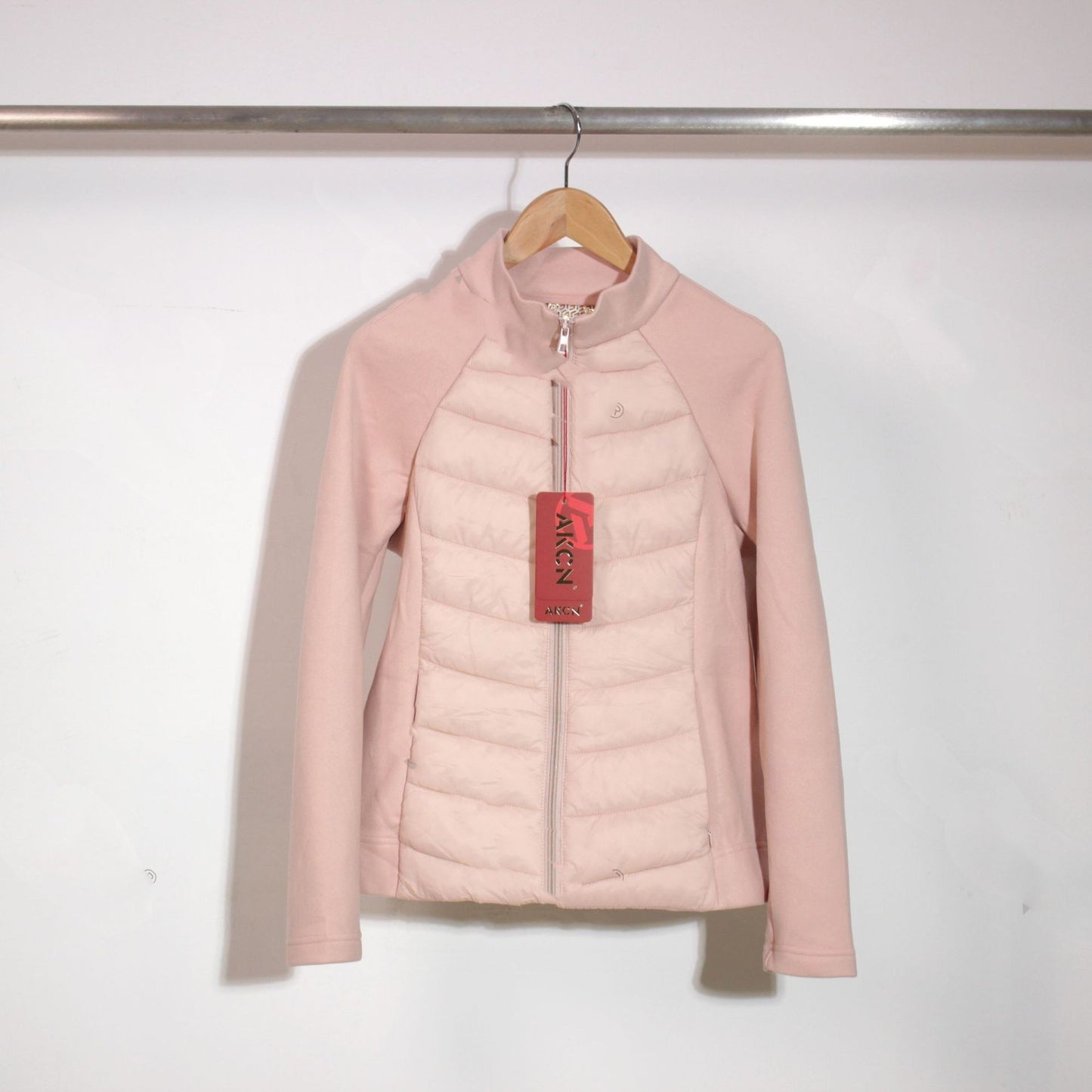 Plus Size Open Button Lightweight Down Coat