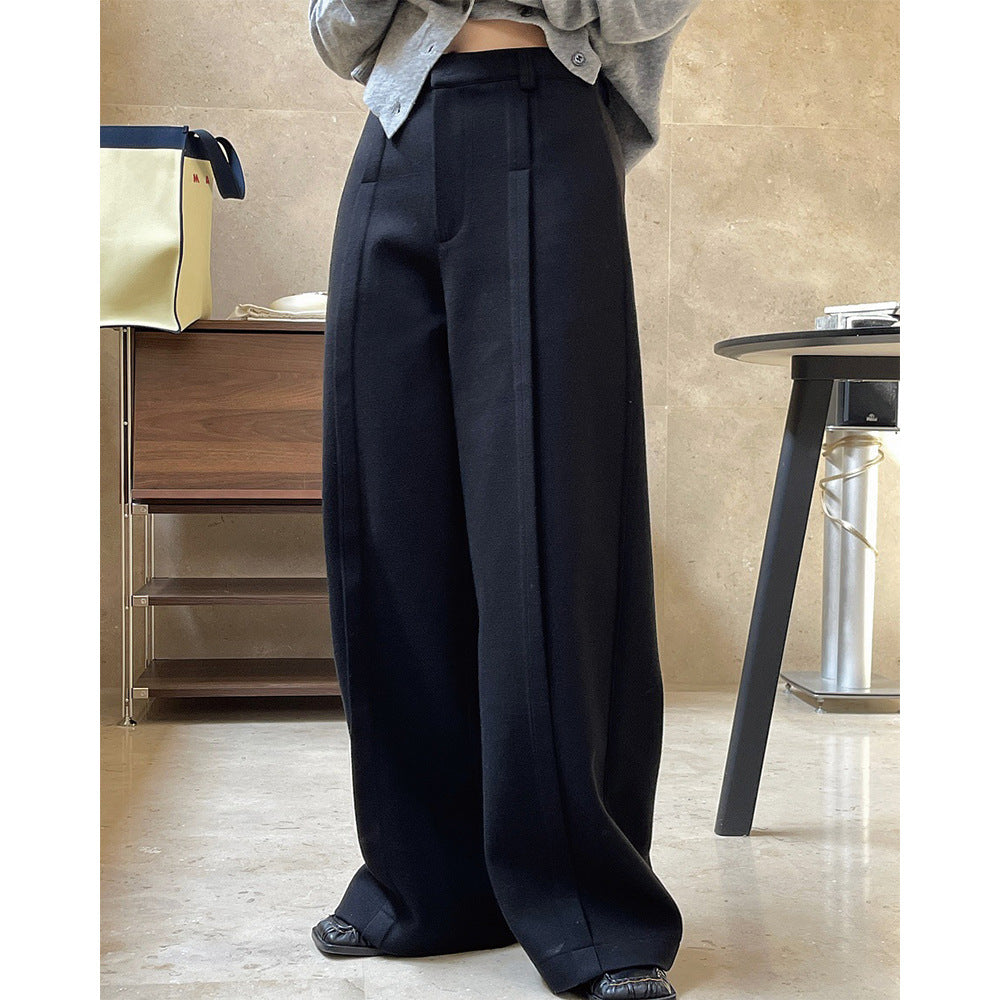 Loose Slim Straight Leg Pants Women