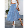 Floral Slim-fitting High Waist Skirt For Women