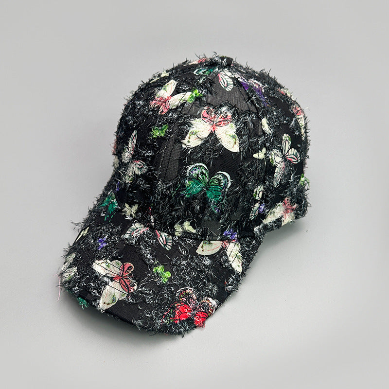 Printed Antique Baseball Cap For Women