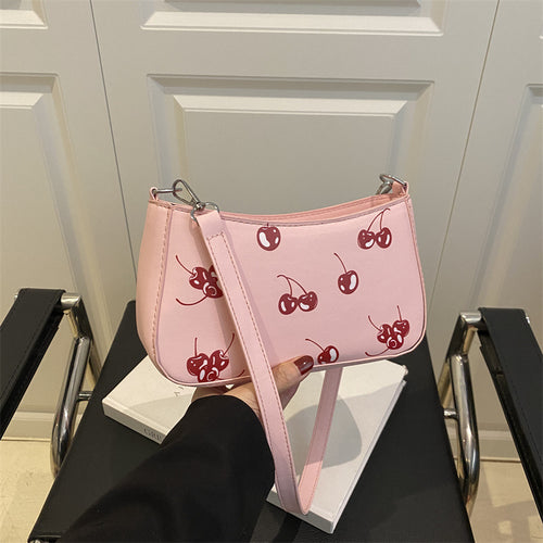 Casual Versatile Underarm Bag Printed Commuter Portable