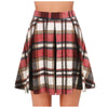 Plaid Bag Hip Vintage Skirt Women