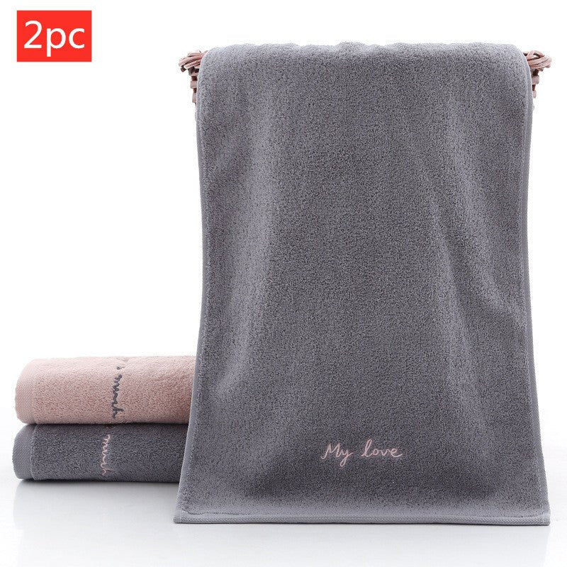Absorbent Couple Towel Cotton Adult Face Wash Towel - Eshtree