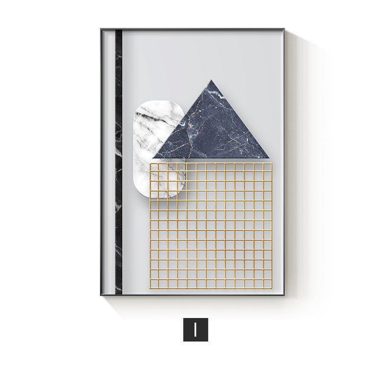 Abstract Geometric Canvas Painting Picture Home Decor Wall Poster - Eshtree