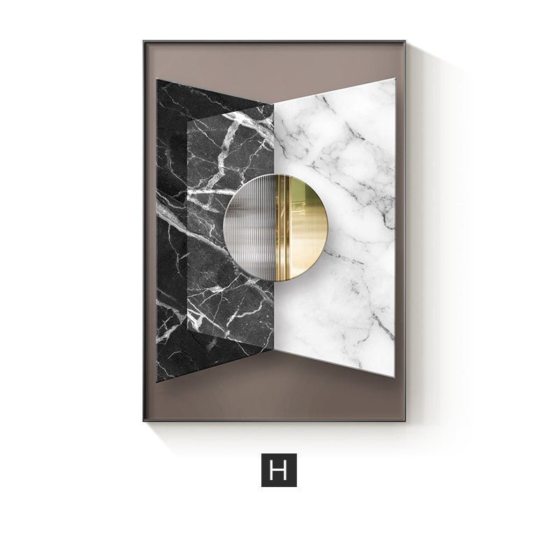 Abstract Geometric Canvas Painting Picture Home Decor Wall Poster - Eshtree