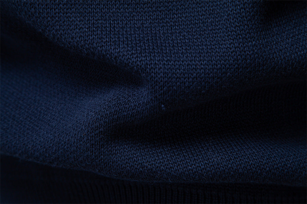 سترة رجالية عصرية محبوكة بسحاب