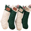 Personalized Laser Customized Knitted Yarn Christmas Gift Decorative Socks