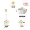 Simple SUNFLOWER Ceramic Poached Egg Household Creative Tableware